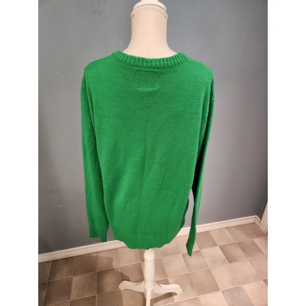 Holiday Time Ugly Christmas sweater Its the most wonderful time for a beer green